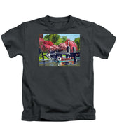 Boston Public Gardens Boston Massachusetts - Kids T-Shirt
