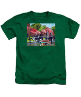 Boston Public Gardens Boston Massachusetts - Kids T-Shirt