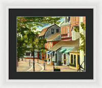 Bowen's Wharf Newport Rhode Island - Framed Print