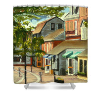 Bowen's Wharf Newport Rhode Island - Shower Curtain