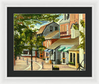 Bowen's Wharf Newport Rhode Island - Framed Print
