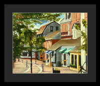 Bowen's Wharf Newport Rhode Island - Framed Print