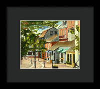 Bowen's Wharf Newport Rhode Island - Framed Print