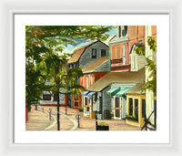 Bowen's Wharf Newport Rhode Island - Framed Print