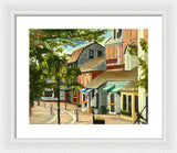 Bowen's Wharf Newport Rhode Island - Framed Print