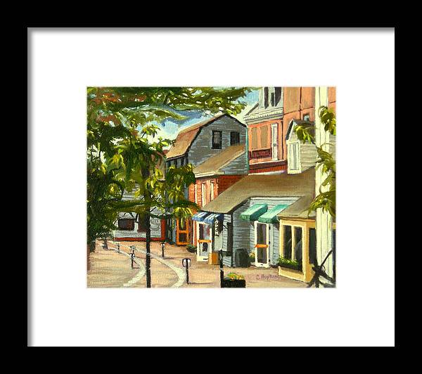 Bowen's Wharf Newport Rhode Island - Framed Print