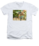 Bowen's Wharf Newport Rhode Island - Men's V-Neck T-Shirt