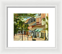 Bowen's Wharf Newport Rhode Island - Framed Print