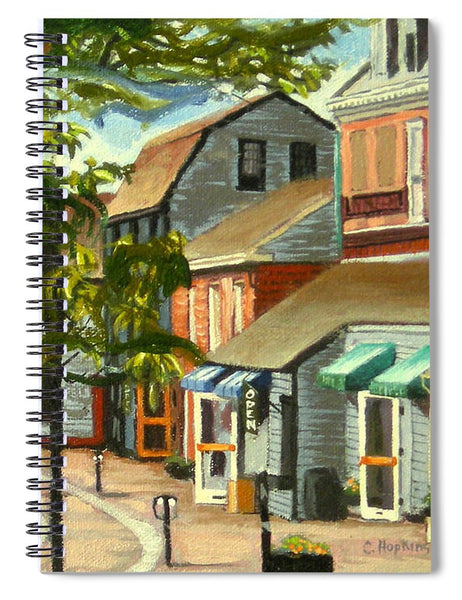 Bowen's Wharf Newport Rhode Island - Spiral Notebook
