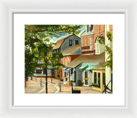 Bowen's Wharf Newport Rhode Island - Framed Print