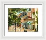 Bowen's Wharf Newport Rhode Island - Framed Print