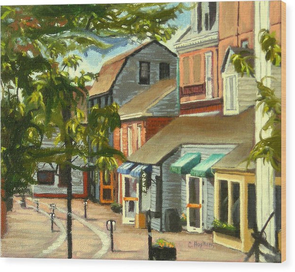 Bowen's Wharf Newport Rhode Island - Wood Print