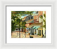 Bowen's Wharf Newport Rhode Island - Framed Print