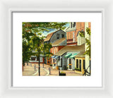 Bowen's Wharf Newport Rhode Island - Framed Print