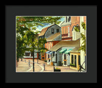 Bowen's Wharf Newport Rhode Island - Framed Print