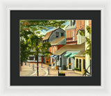Bowen's Wharf Newport Rhode Island - Framed Print