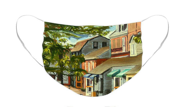 Bowen's Wharf Newport Rhode Island - Face Mask