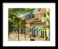 Bowen's Wharf Newport Rhode Island - Framed Print