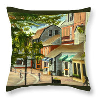 Bowen's Wharf Newport Rhode Island - Throw Pillow