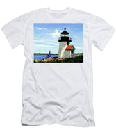 Brant Point Lighthose Nantucket Massachusetts - T-Shirt