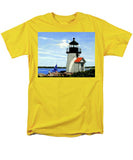 Brant Point Lighthose Nantucket Massachusetts - Men's T-Shirt  (Regular Fit)