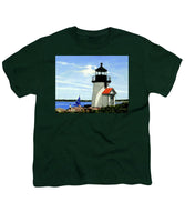 Brant Point Lighthose Nantucket Massachusetts - Youth T-Shirt