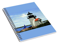 Brant Point Lighthose Nantucket Massachusetts - Spiral Notebook