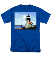 Brant Point Lighthose Nantucket Massachusetts - Men's T-Shirt  (Regular Fit)