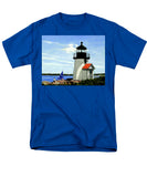 Brant Point Lighthose Nantucket Massachusetts - Men's T-Shirt  (Regular Fit)