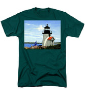 Brant Point Lighthose Nantucket Massachusetts - Men's T-Shirt  (Regular Fit)