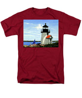 Brant Point Lighthose Nantucket Massachusetts - Men's T-Shirt  (Regular Fit)