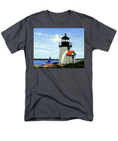 Brant Point Lighthose Nantucket Massachusetts - Men's T-Shirt  (Regular Fit)
