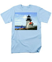 Brant Point Lighthose Nantucket Massachusetts - Men's T-Shirt  (Regular Fit)