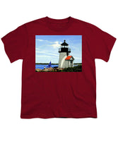 Brant Point Lighthose Nantucket Massachusetts - Youth T-Shirt