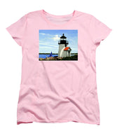 Brant Point Lighthose Nantucket Massachusetts - Women's T-Shirt (Standard Fit)