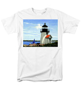 Brant Point Lighthose Nantucket Massachusetts - Men's T-Shirt  (Regular Fit)