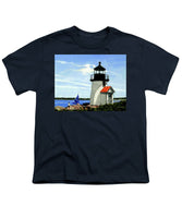 Brant Point Lighthose Nantucket Massachusetts - Youth T-Shirt
