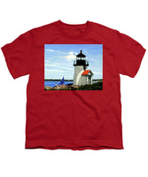Brant Point Lighthose Nantucket Massachusetts - Youth T-Shirt