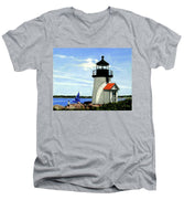 Brant Point Lighthose Nantucket Massachusetts - Men's V-Neck T-Shirt
