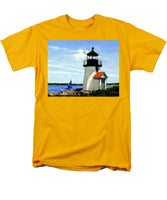 Brant Point Lighthose Nantucket Massachusetts - Men's T-Shirt  (Regular Fit)