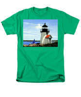 Brant Point Lighthose Nantucket Massachusetts - Men's T-Shirt  (Regular Fit)