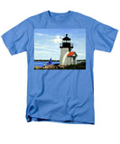 Brant Point Lighthose Nantucket Massachusetts - Men's T-Shirt  (Regular Fit)
