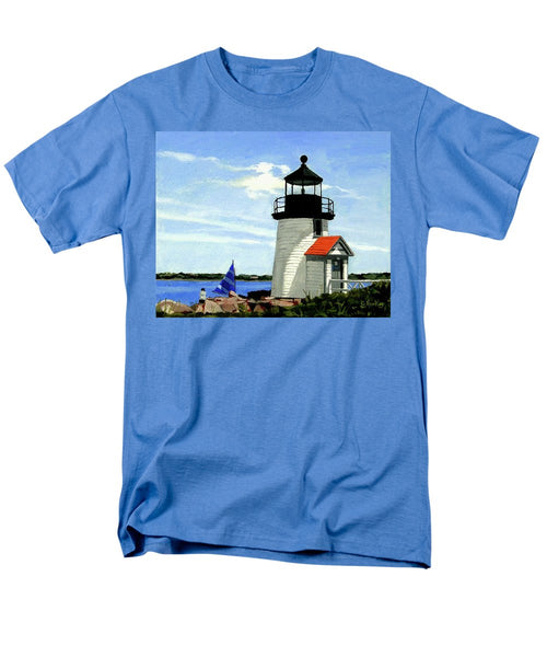 Brant Point Lighthose Nantucket Massachusetts - Men's T-Shirt  (Regular Fit)