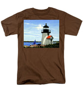Brant Point Lighthose Nantucket Massachusetts - Men's T-Shirt  (Regular Fit)