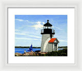 Brant Point Lighthouse Nantucket Massachusetts - Framed Print