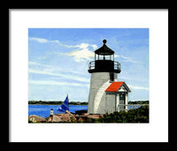 Brant Point Lighthouse Nantucket Massachusetts - Framed Print
