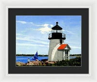 Brant Point Lighthouse Nantucket Massachusetts - Framed Print