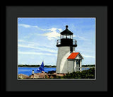 Brant Point Lighthouse Nantucket Massachusetts - Framed Print