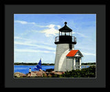 Brant Point Lighthouse Nantucket Massachusetts - Framed Print