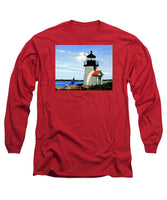 Brant Point Lighthouse Nantucket Massachusetts - Long Sleeve T-Shirt